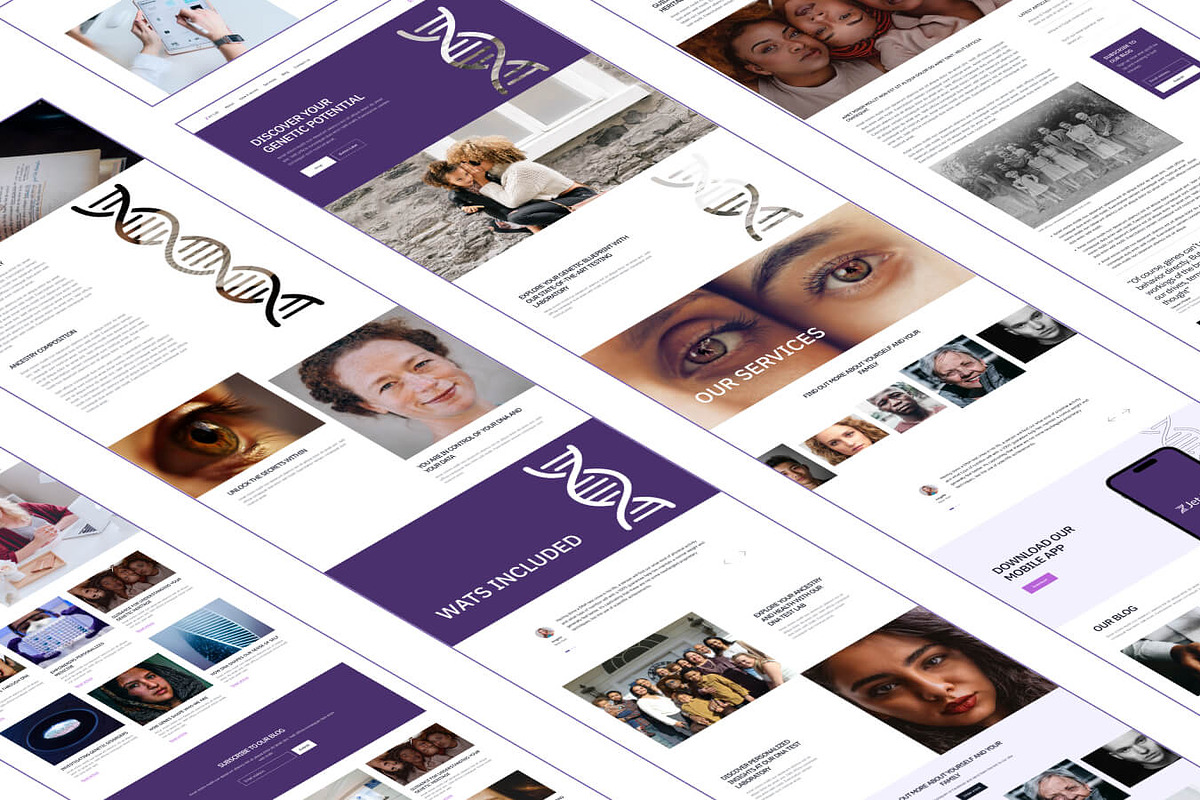 JetLab - Medical Website Template, an UI Kit Template by EGO Creative Innovations (Photo 2 of 5)