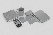 Mockup corporate identity, a Print Template by Vision Trust (Thumbnail 1 of 5)