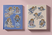 Baby Angel Illustration Set, an Illustration by Tekuni (Thumbnail 8 of 13)