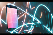 Neon Iphone Mockups Bundle, an iPhone Mockup by As Good As Possible (Thumbnail 5 of 11)