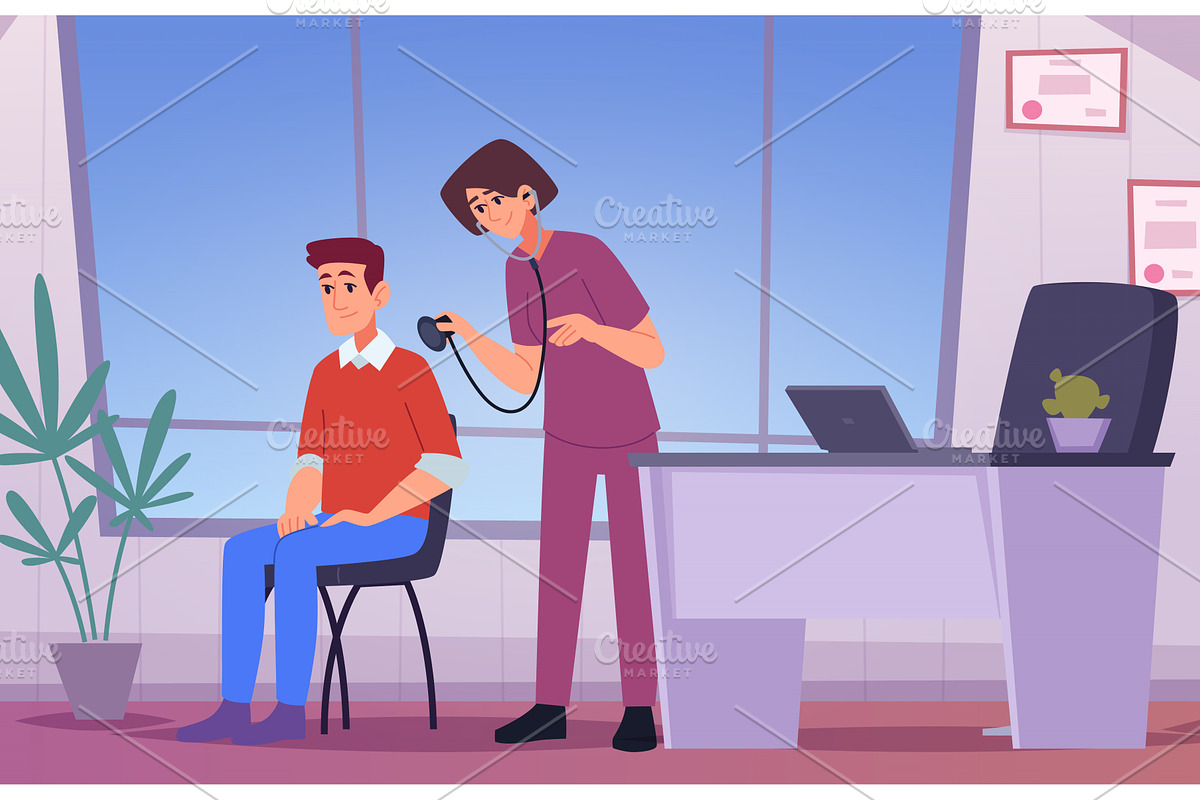 Medical cabinet. routine doctor, a Healthcare Illustration by Onyx