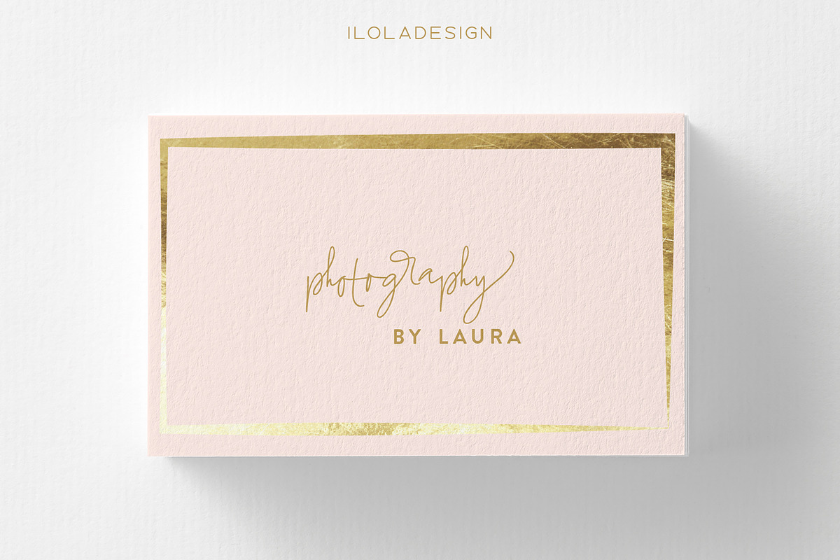 Elegant Photography Business Card, a Business Card Template by iloladesign (Photo 1 of 2)