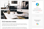FlatLine WordPress Theme, a WordPress Template by Theme Junkie (Thumbnail 2 of 4)