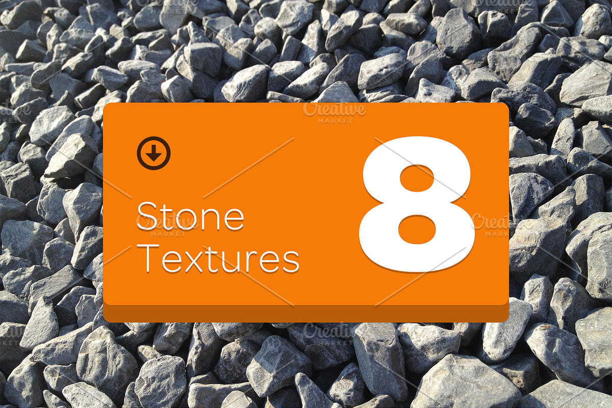 8 Stone Textures, a Texture Graphic by Riccardo Anelli (Photo 1 of 3)