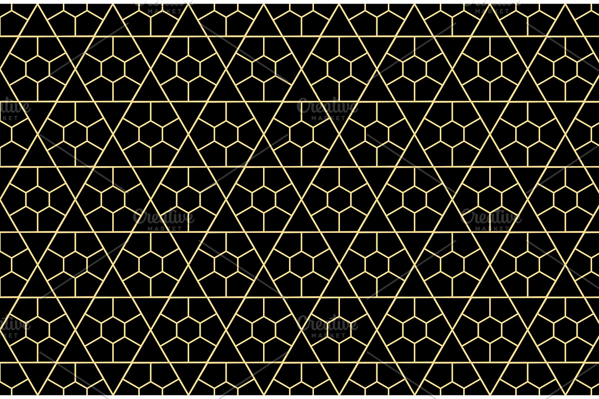 The geometric pattern with lines, a Background Graphic by RODINA (Photo 1 of 3)