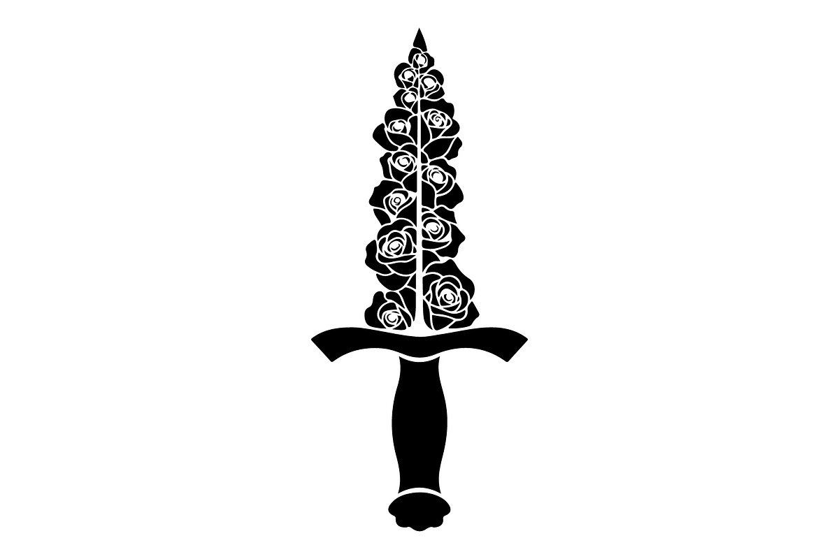 Ornamental Dagger Silhouette Bundle, an Object Illustration by Gaye Art (Photo 18 of 31)