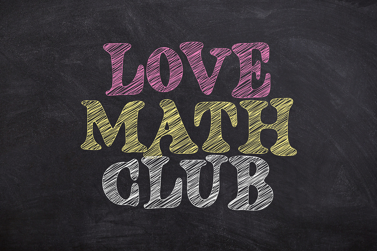 School Kids - Cute Chalk Font, a Serif Font by Airotype (Photo 3 of 9)