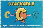 Chopic Typeface, a Sans Serif Font by alit design (Thumbnail 9 of 18)