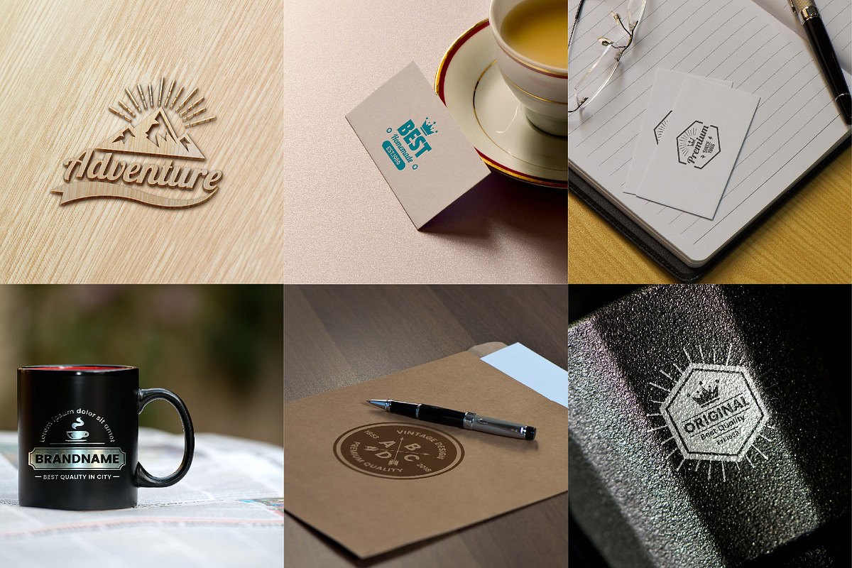 1207 Vintage Badge & Objects, a Branding & Logo Template by Toonsteb (Photo 3 of 24)