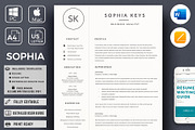 Minimalist CV Resume + Cover Letter, a Resume Template by HIRED Design Studio (Thumbnail 1 of 10)