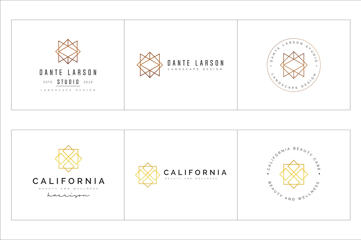 300 Geometric Premade Logo Bundle, a Branding & Logo Template by XpertgraphicD (Photo 23 of 63)