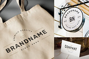 24 retro logotype templates, a Branding & Logo Template by MaryArt (Thumbnail 7 of 7)