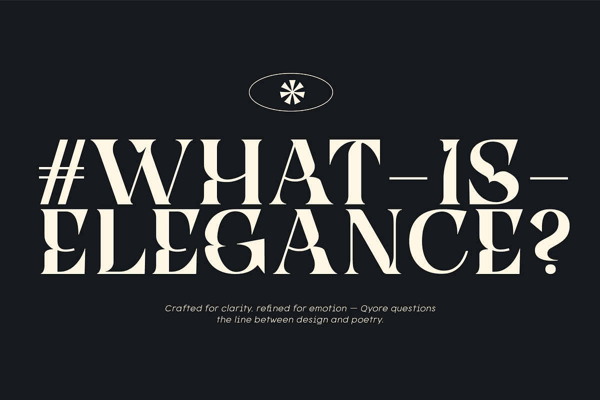 Qyore – Elegant Modern Serif, a Serif Font by Nollev (Photo 8 of 9)