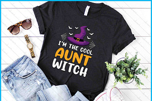 I'm The Cool Aunt Witch Halloween