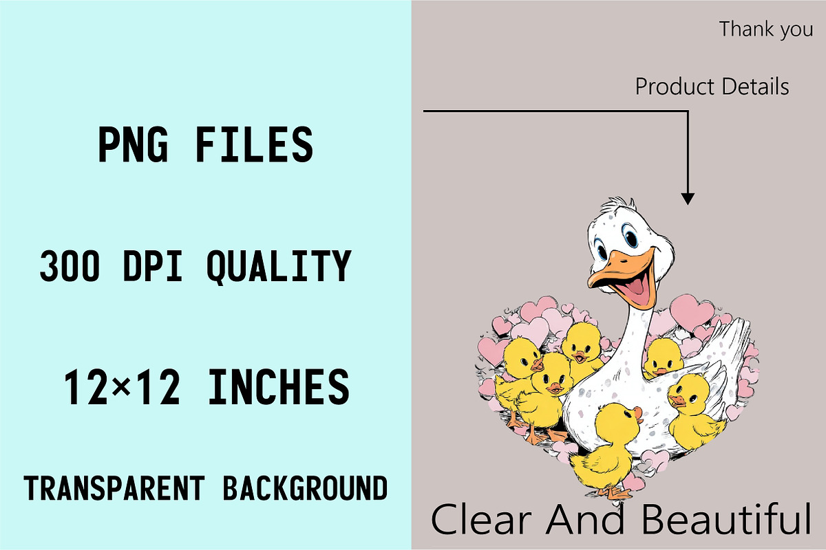 Mama Goose Mother’s Day Clipart Bund, an Illustration by SVGArt (Photo 6 of 9)