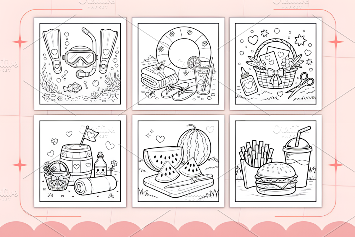 Cute Summer Bold and Easy, a Seasonal Illustration by Coco Bloom (Photo 3 of 6)