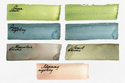 Granulated Watercolor Wash Strips, a Background Graphic by NATASHA CHU (Thumbnail 3 of 11)