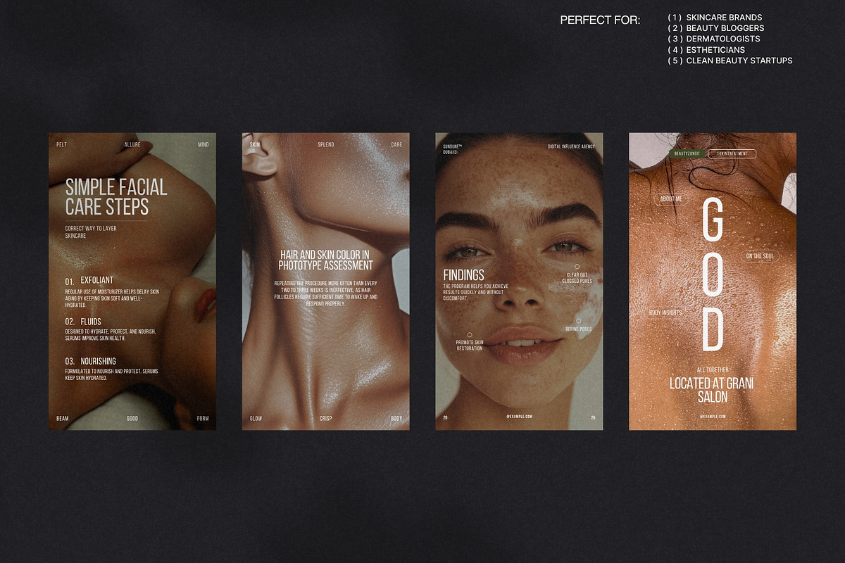 Clean Beauty Story & Post Canva preview 2