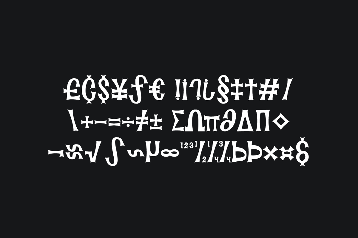 Tinokpa - Halloween Font, a Blackletter Font by QR Design Studio (Photo 11 of 11)
