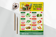 Supermarket Grocery Flyer Template, a Flyer Template by jobnabru (Thumbnail 2 of 2)