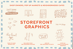 Storefront Graphics, a Work Illustration by Mere Hunter
