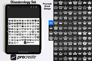 Royal Crowns Set 1 Procreate Brush, a Brush Add-On by Disasterology Ink (Thumbnail 3 of 10)
