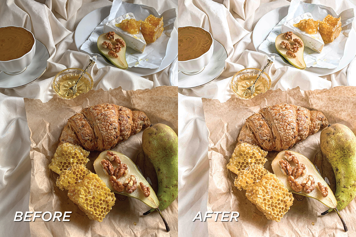 15 Food LR Presets + Video LUTs, a Preset Add-On by TheWayfarerShoppe (Photo 10 of 11)