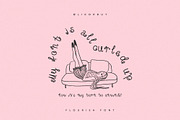 Flourish Curly Script Font, a Font by PickMimi (Thumbnail 5 of 8)