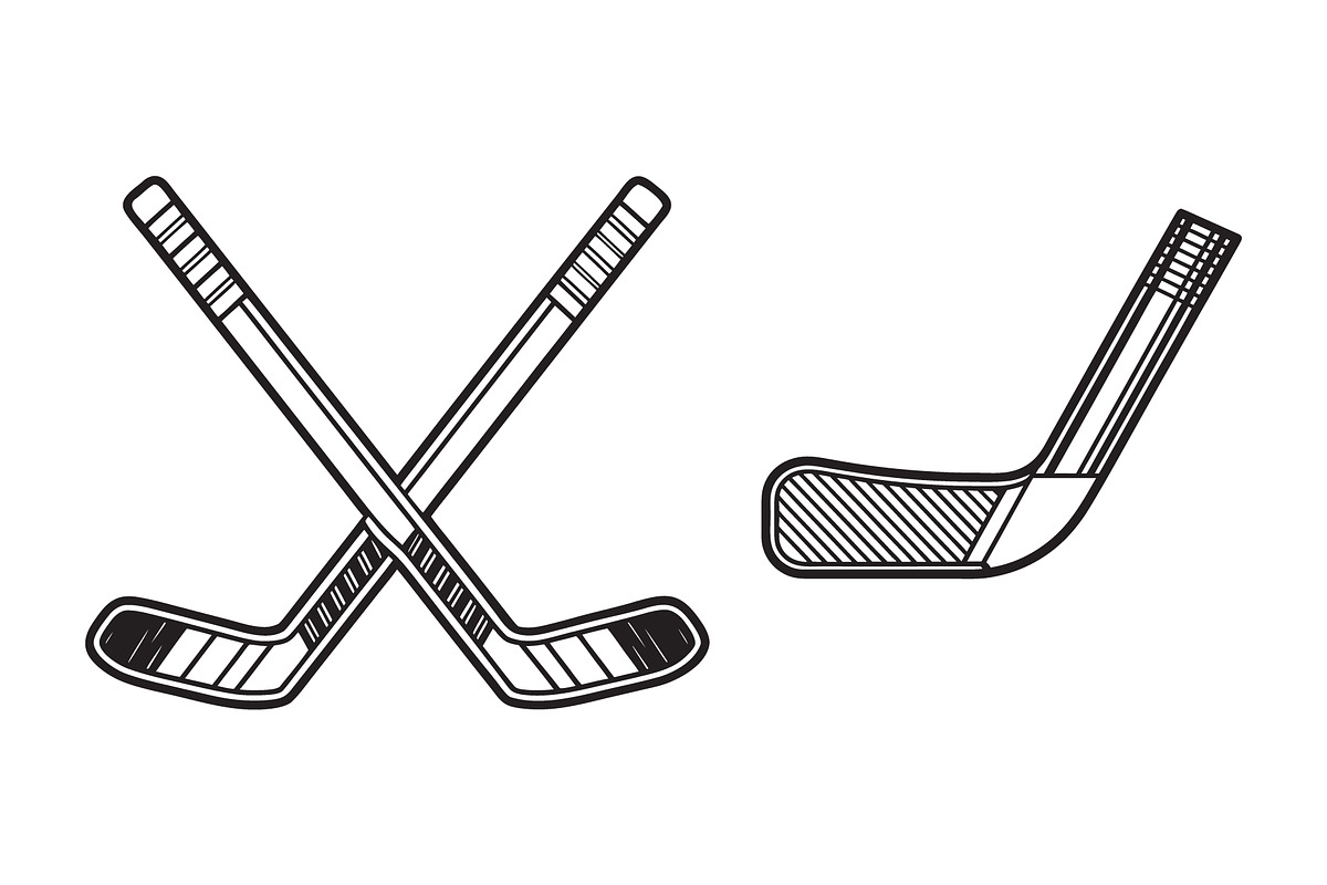 Hockey Stick Vector Illustrations, an Object Graphic by Billah Hub (Photo 2 of 3)