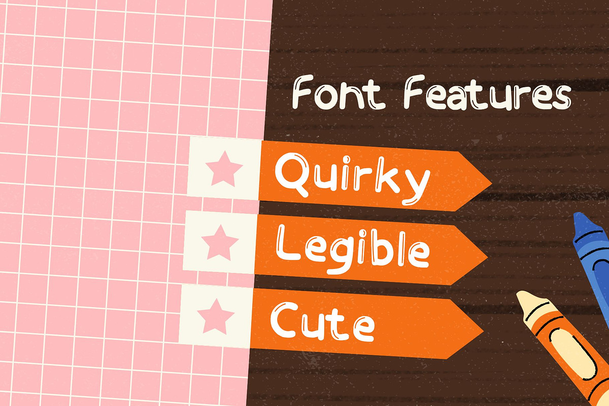 Airy Alphabet - Cute Quirky Font, a Handwritten Font by HipFonts (Photo 2 of 8)
