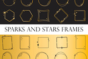 Sparks and stars frames, an Object Graphic by Tati_Kli (Thumbnail 1 of 3)