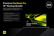 Premium MacBook Mockup Bundle, a Mac Mockup by anamwp (Thumbnail 1 of 6)