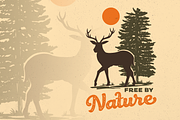 Free by Nature, an Animal Illustration by Mangustudio (Thumbnail 1 of 3)