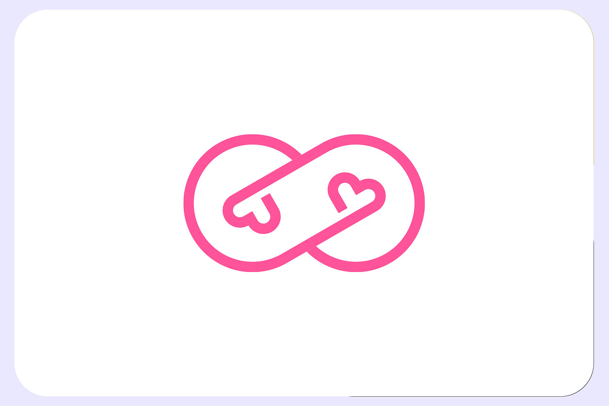Infinite Love Logo Template, a Branding & Logo Template by Graplick (Photo 1 of 3)
