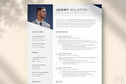 Modern Resume Template - The Wilsons, a Resume Template by AntDesignStudio (Thumbnail 1 of 9)
