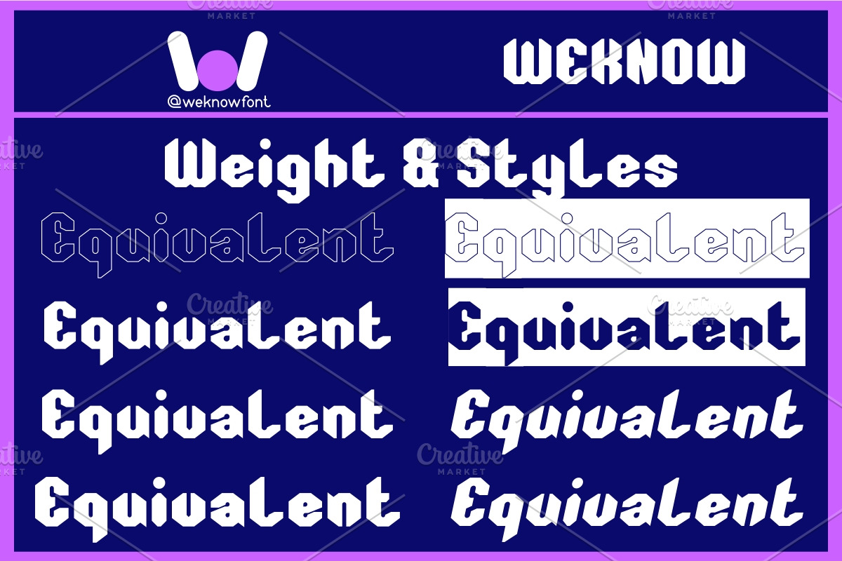 Equivalent font