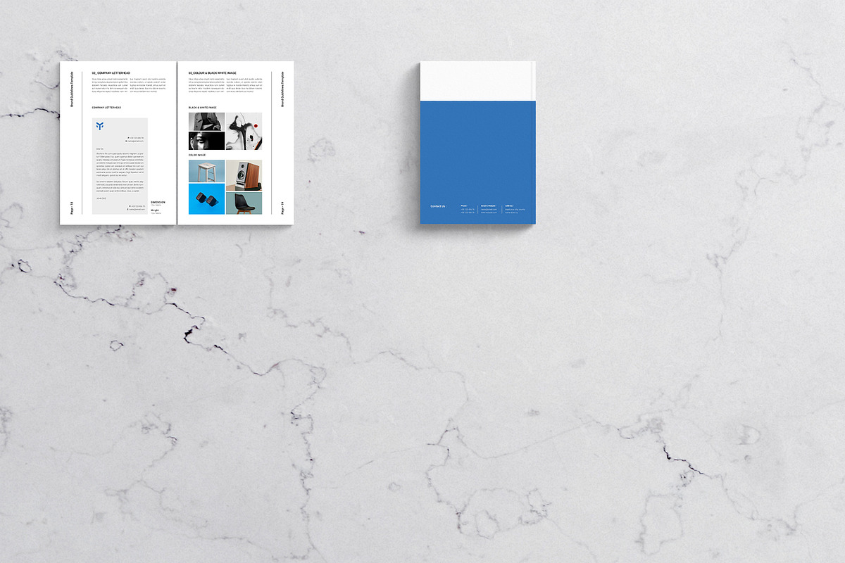 Brand Guidelines Template, a Brochure Template by DesignCrest (Photo 13 of 14)