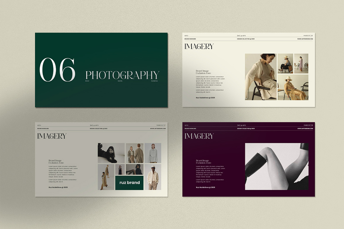 Brand Guidelines PowerPoint Template, a Presentation Template by Dream-Lab (Photo 10 of 12)