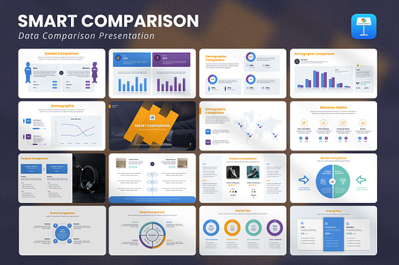 Data Comparison Keynote preview 3