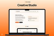 Slim Studio - Framer Agency template, a Landing Page Template by firdavsabdu (Thumbnail 1 of 4)