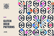 Glitch Deco Patterns Vol. 01, a Pattern Graphic by dvtchk (Thumbnail 2 of 4)