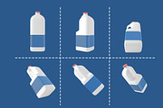 Milk Gallon Kit, a Cups & Container Mockup by Qaleb Studio (Thumbnail 3 of 5)