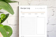 Recipe Log, a Stationery Template by DesignDevisers (Thumbnail 3 of 10)