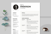 Clean Modern Resume Template | CV |, a Resume Template by PixelStudio (Thumbnail 3 of 3)
