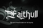 Sandoge | Blackletter Font, a Blackletter Font by Pentagonistudio (Thumbnail 2 of 10)
