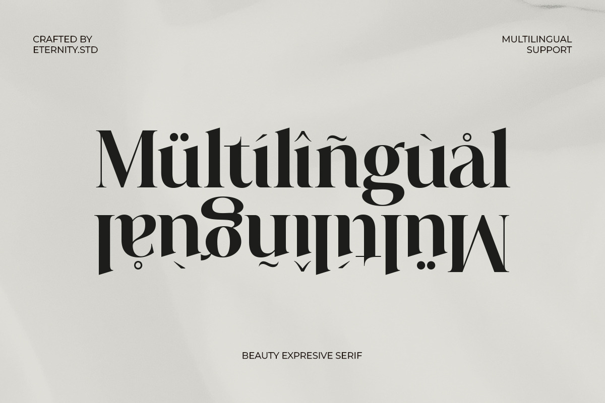 Sandria Beauty Serif, a Serif Font by Eternity Studio (Photo 10 of 10)