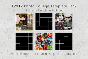 12x12 Photo Book Album Templates