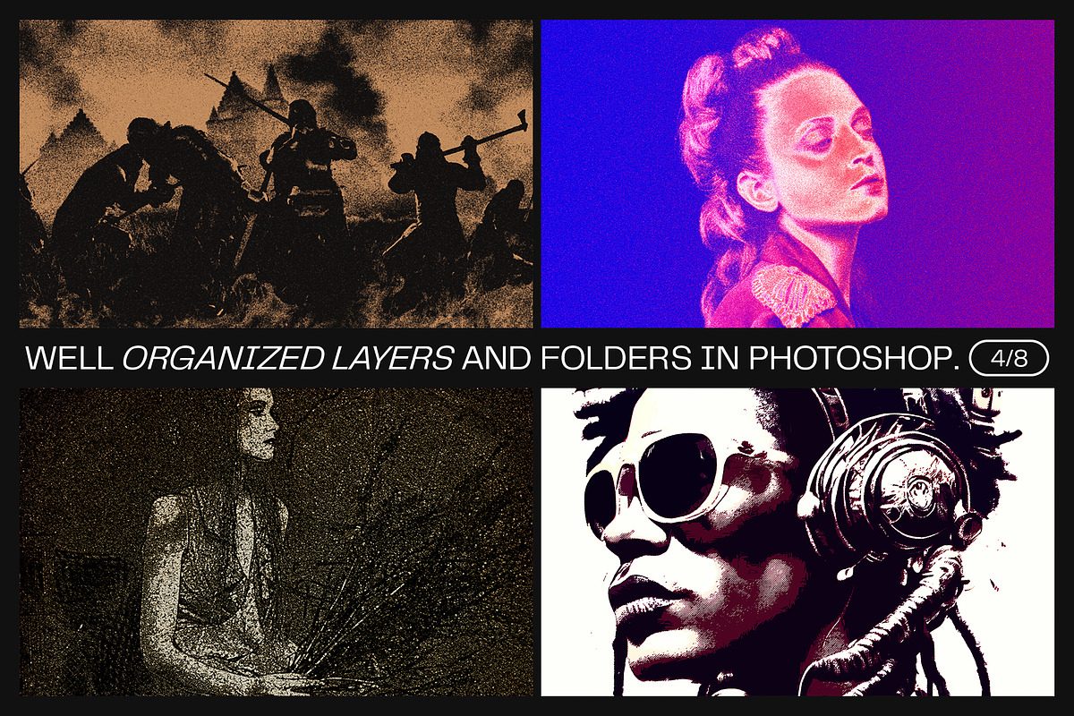 12 Photo Effect Templates, a Brushes & More by iDoodle Studio (Photo 4 of 6)