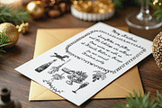 Vintage Golden Christmas Bundle PNG, a Graphic by ollalya (Thumbnail 7 of 9)