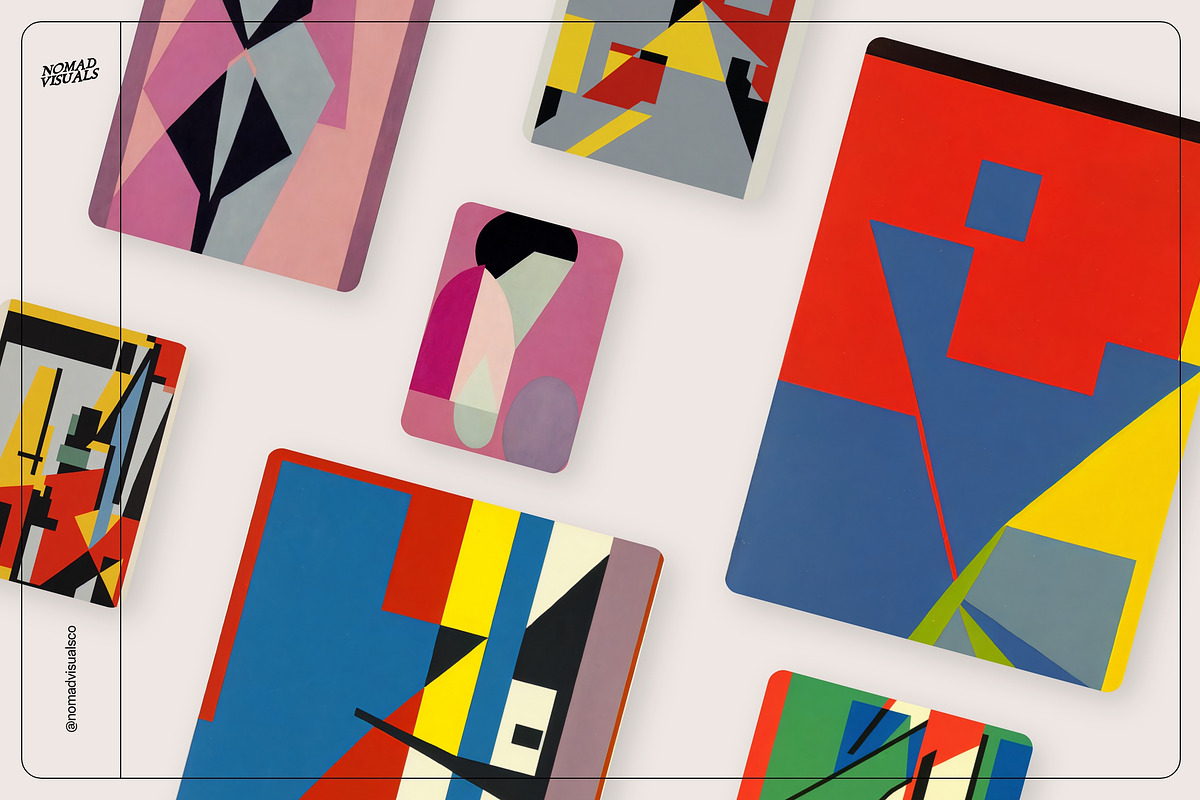 Bauhaus Paintings, a Decorative Illustration by Nomad Visuals (Photo 14 of 21)